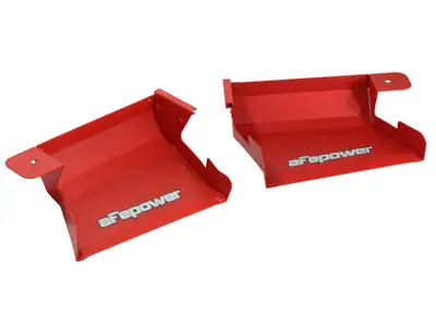 aFe Power Magnum FORCE Intake System Scoops; BMW 3-Series (E9x) 07-13 L6-3.0L non-turbo (Red)