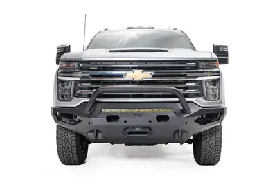 Fab Fours 20c Silverado 2500/3500 HD Matrix Front Bumper w/ Prerunner Guard