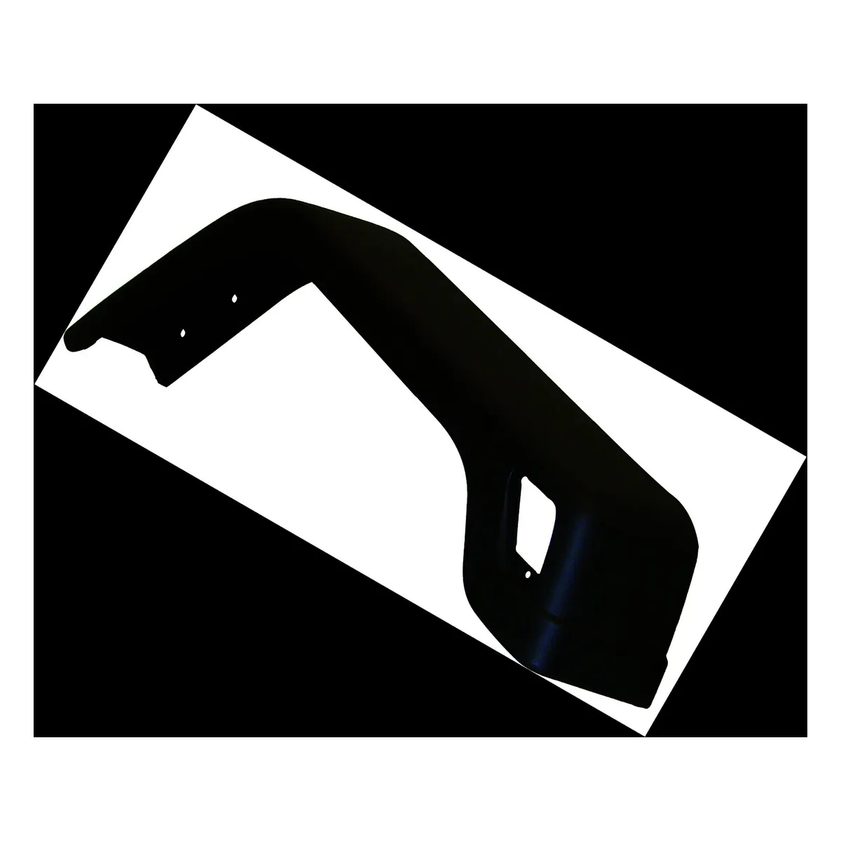 Fender Flare; Front Left; Wide; Flat Black; product image