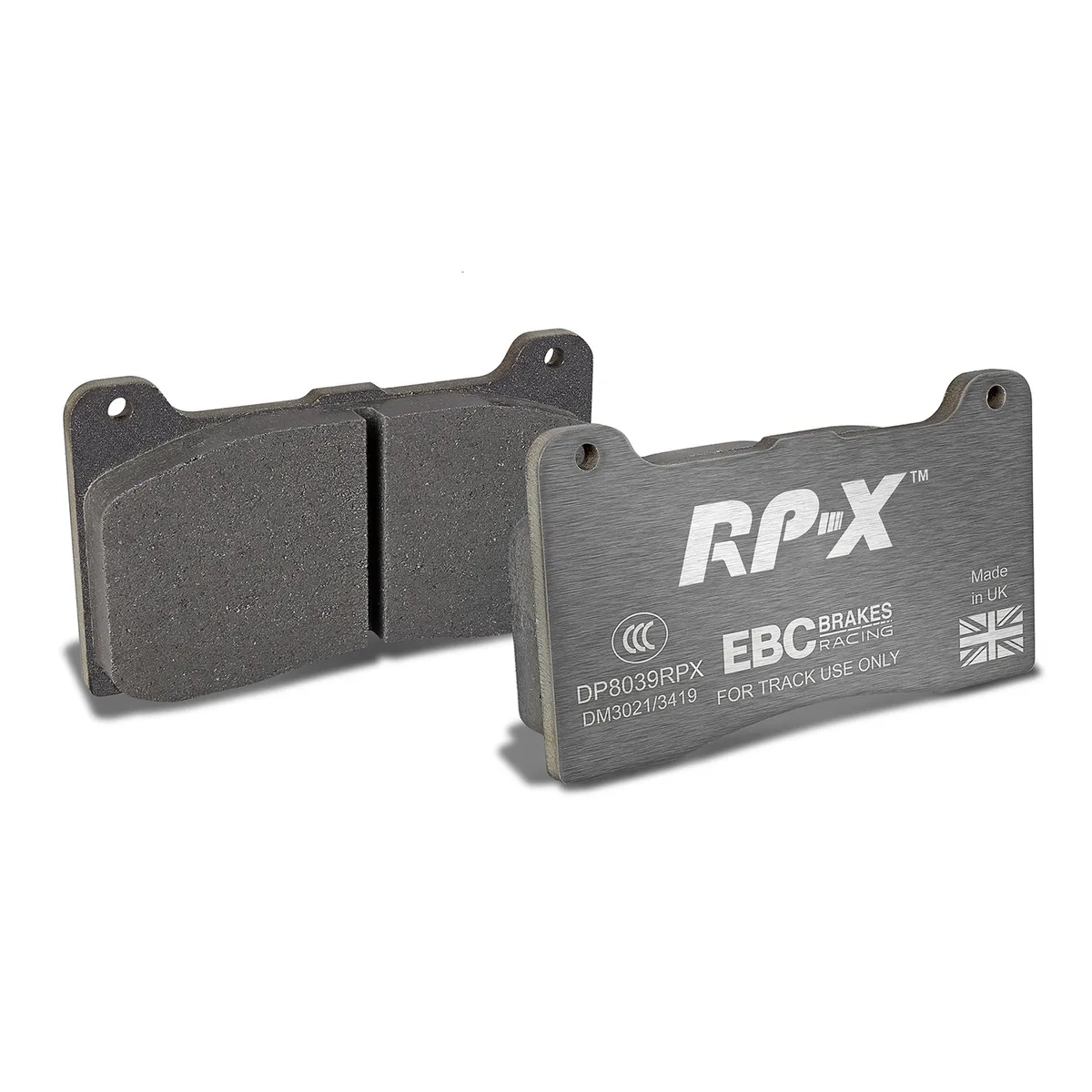 EBC RPX Race Brake Pads; Front; Fits Stoptech ST-42/Wilwood Dynalie Narrow-Dynapro-Midilite 7816; product image