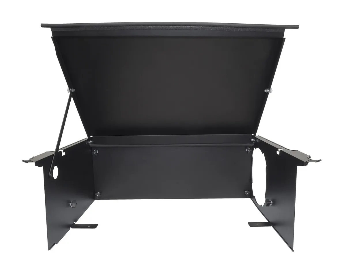Deluxe Cargo Enclosure - '18-26 Wrangler JL {'21-26 Exc. 4XE}; 4-Door; w/ OEM Subwoofer (Black) product image