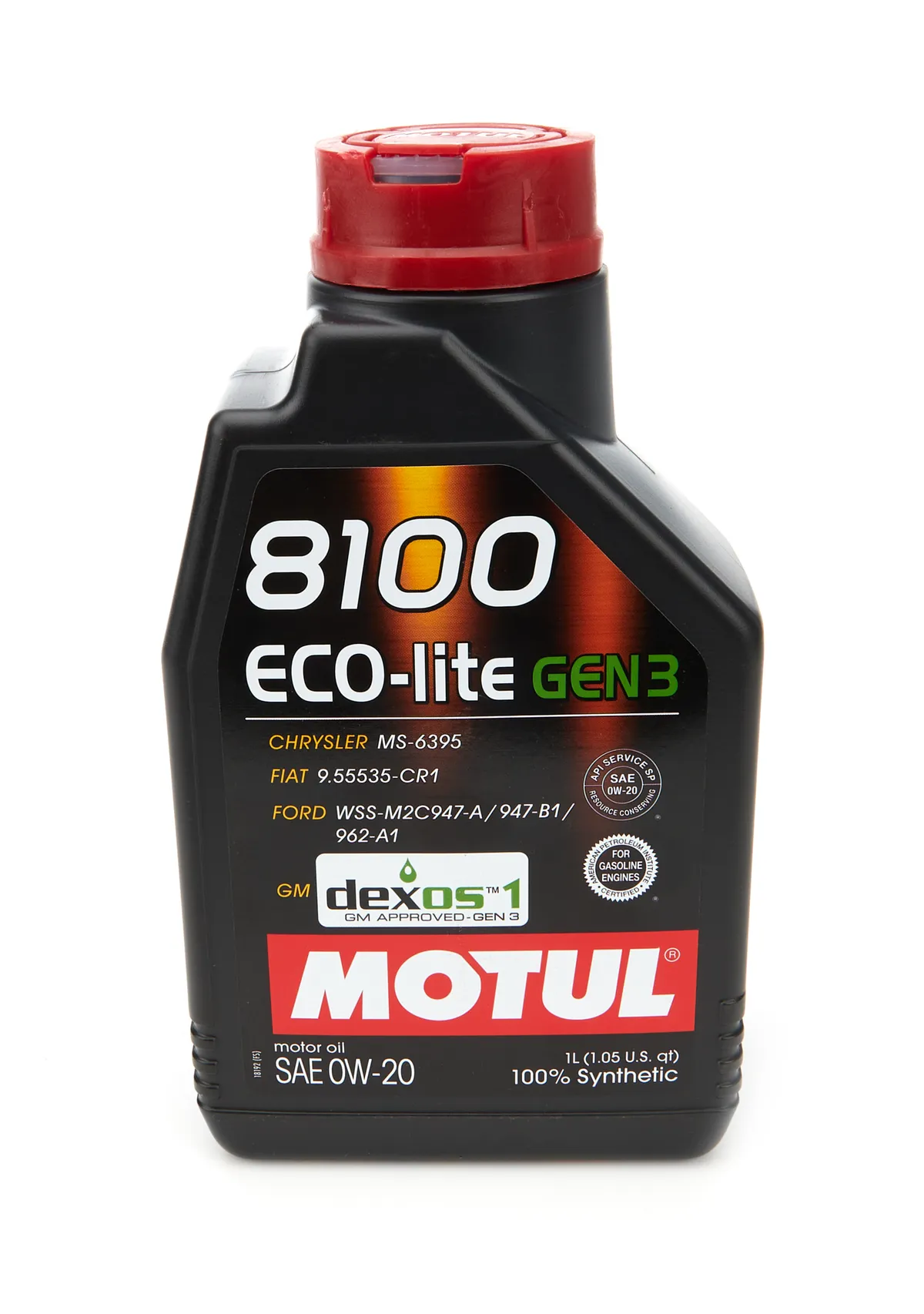 Motul Motul 8100 Eco-Lite Gen3 0W-20 Synthetic Motor Oil - 1L