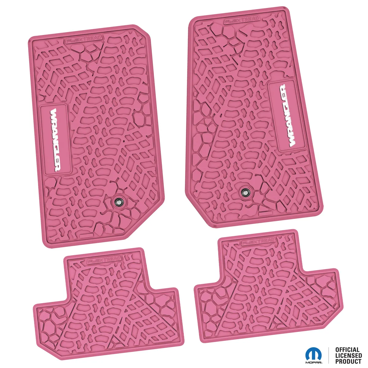 07-13 Jeep JK 2 Dr Front -Tire Tread/Scorched Earth Scene w/ Wrangler Insert - Black w/ White Insert product image