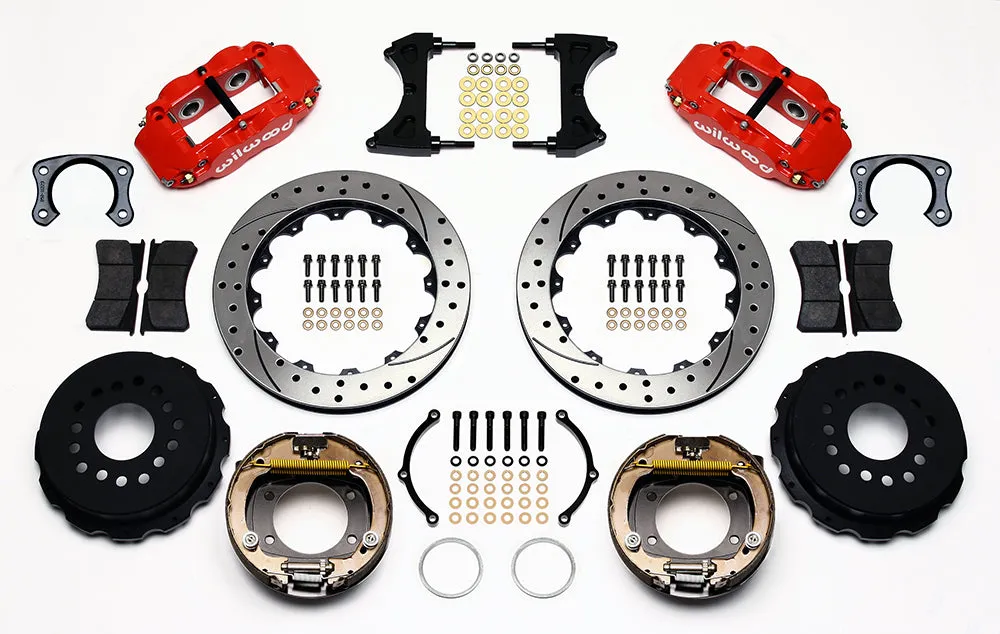 Wilwood FNSL4R Rear P-Brk Kit 12.88in Drilled Big Ford 2.50in Off Stag Mount product image