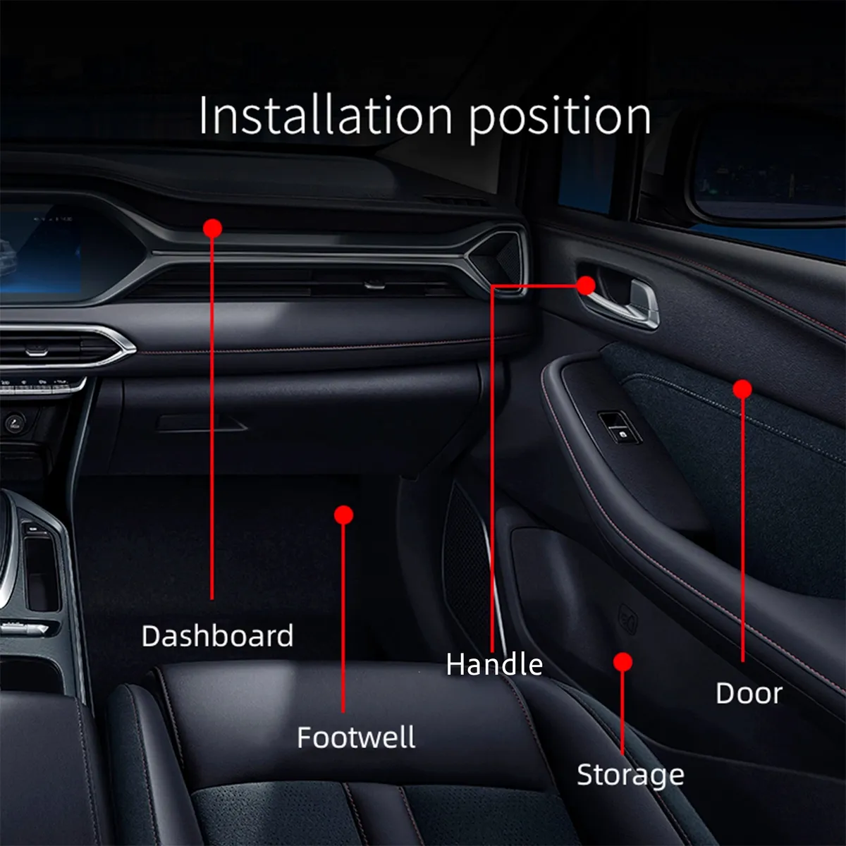 Oracle Lighting Dynamic ColorSHIFT 18 Piece Universal Full LED Interior Dash Board Kit 4240-332 product image