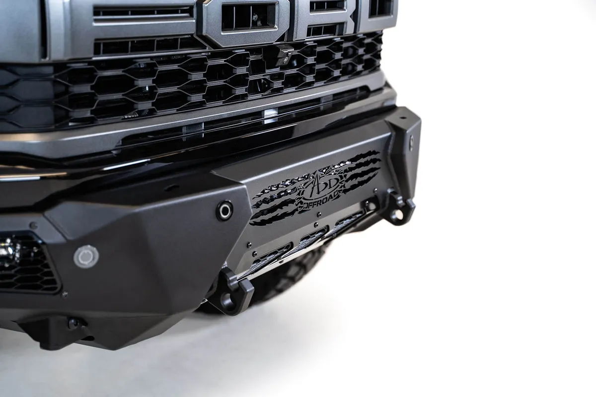 21c Ford Raptor Honeybadger Front Bumper Hammer Black Powdercoat Finsh product image