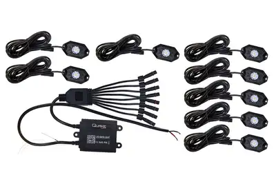 Quake LED Quake LED RGBW Rock Light Kit - 8 Pods