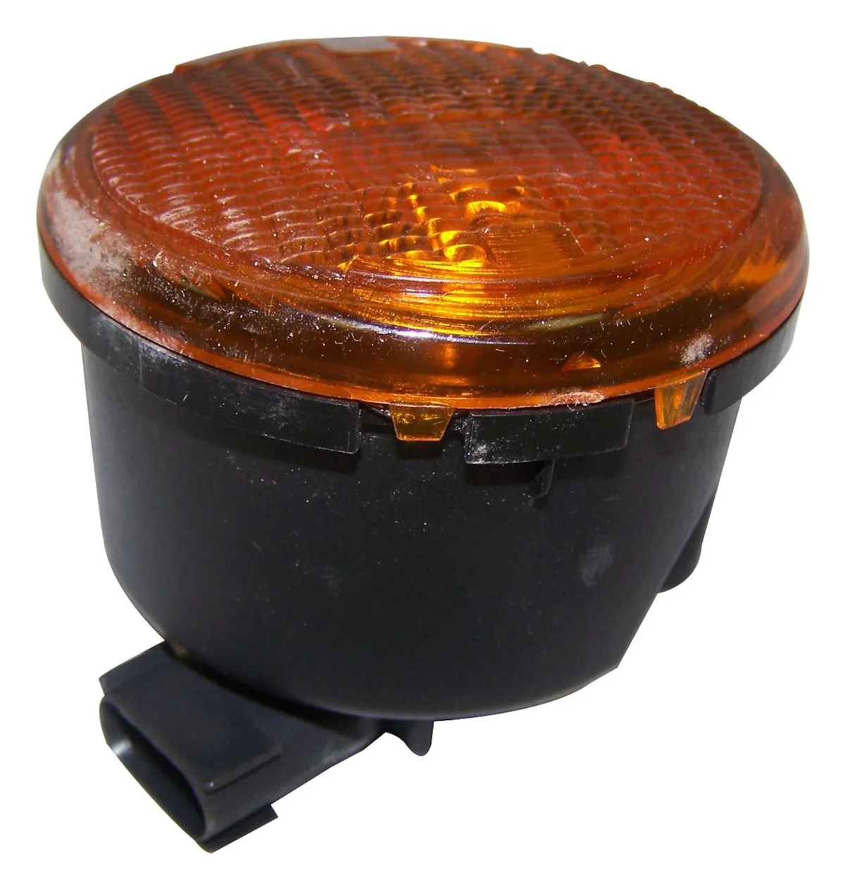 Crown Automotive Jeep Replacement 55077884AD Right Front Park and Turn Signal Lamp, Amber w/ Clear Bulb for 07-13 JK Wrangler product image