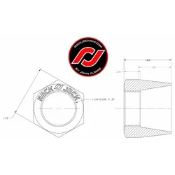 RockJock RockNut; Nut And Bung; 1.25 in. RH Thread; w/Rocknut; product image
