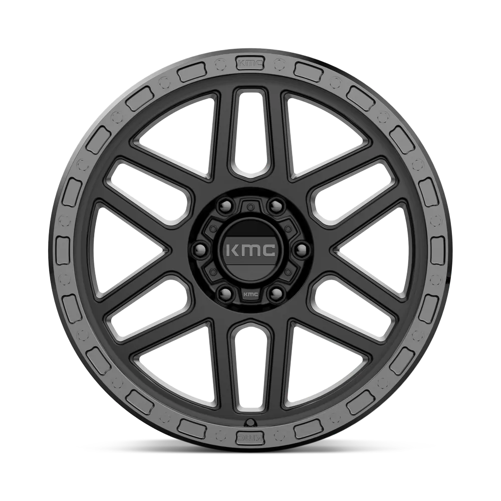 Km544 17x9 6x139.70 Satin Black w/ Gloss Black Lip (18 Mm) product image