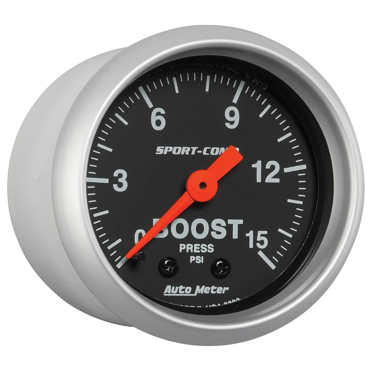 Gauge, Boost, 2 1/16", 15psi, Mechanical, Sport-Comp product image