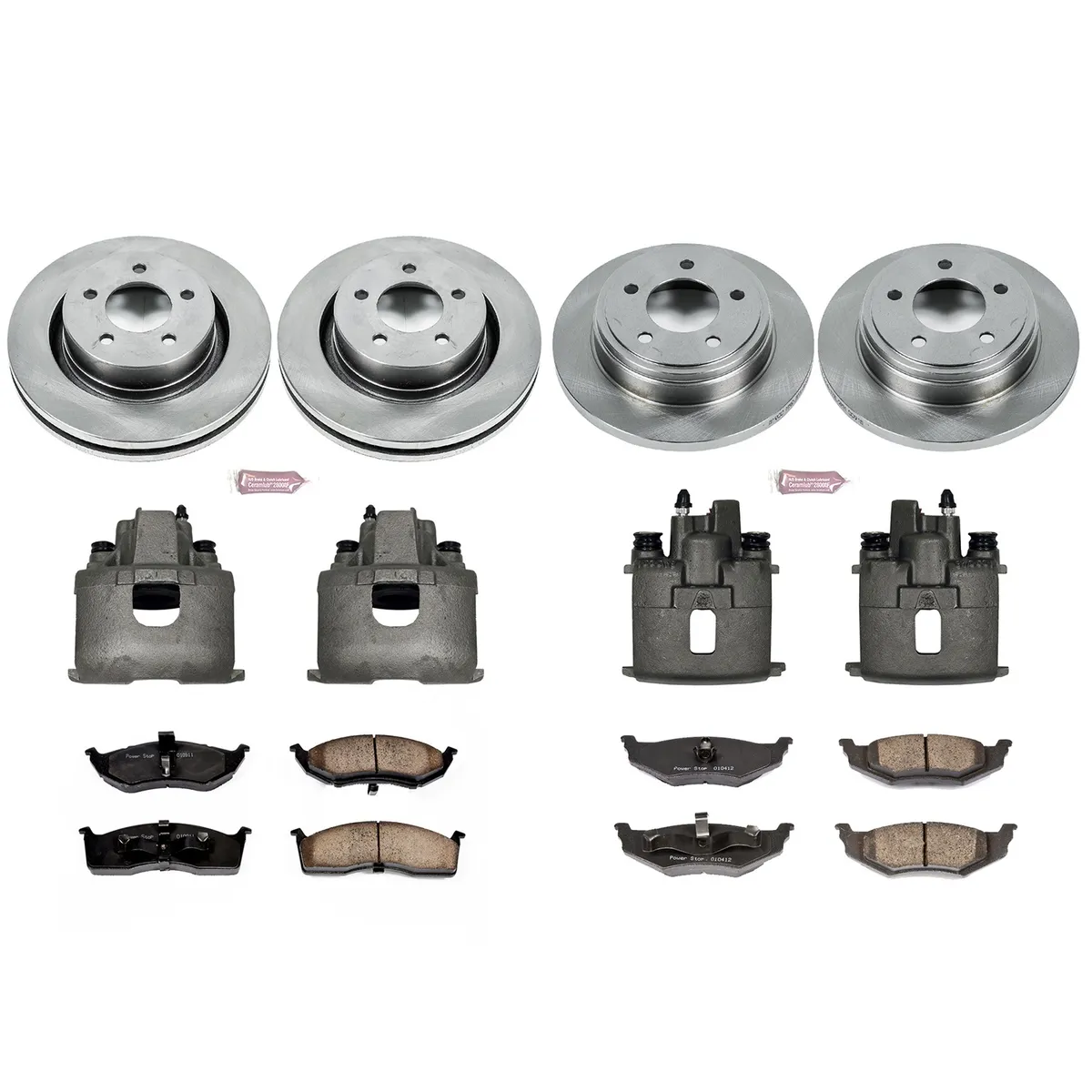 Z17 Direct Replacement Kit: Rotors; Ceramic Pads; Calipers product image