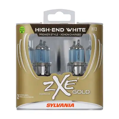 Sylvania Sylvania H13 Silver Star Zxe Gold Headlight Bulb Pair