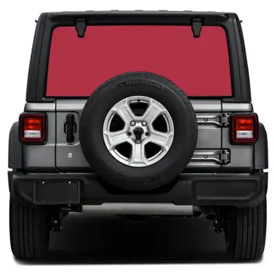 Under The Sun Inserts Flame Red Rear Window Decal