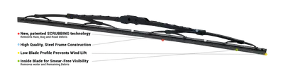 Scrubblade Scrubblade - 24 610mm Heavy Duty Wiper Blade - SB2400