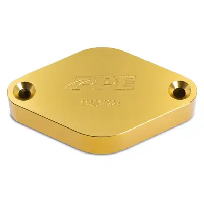 Pacific Performance Engineering 2011 -2016 GM 6.6L Duramax LML Turbo Resonator Delete Plug Gold