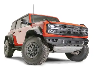 Fab Fours 2022 Ford Bronco Raptor Vengeance front bumper w no guard