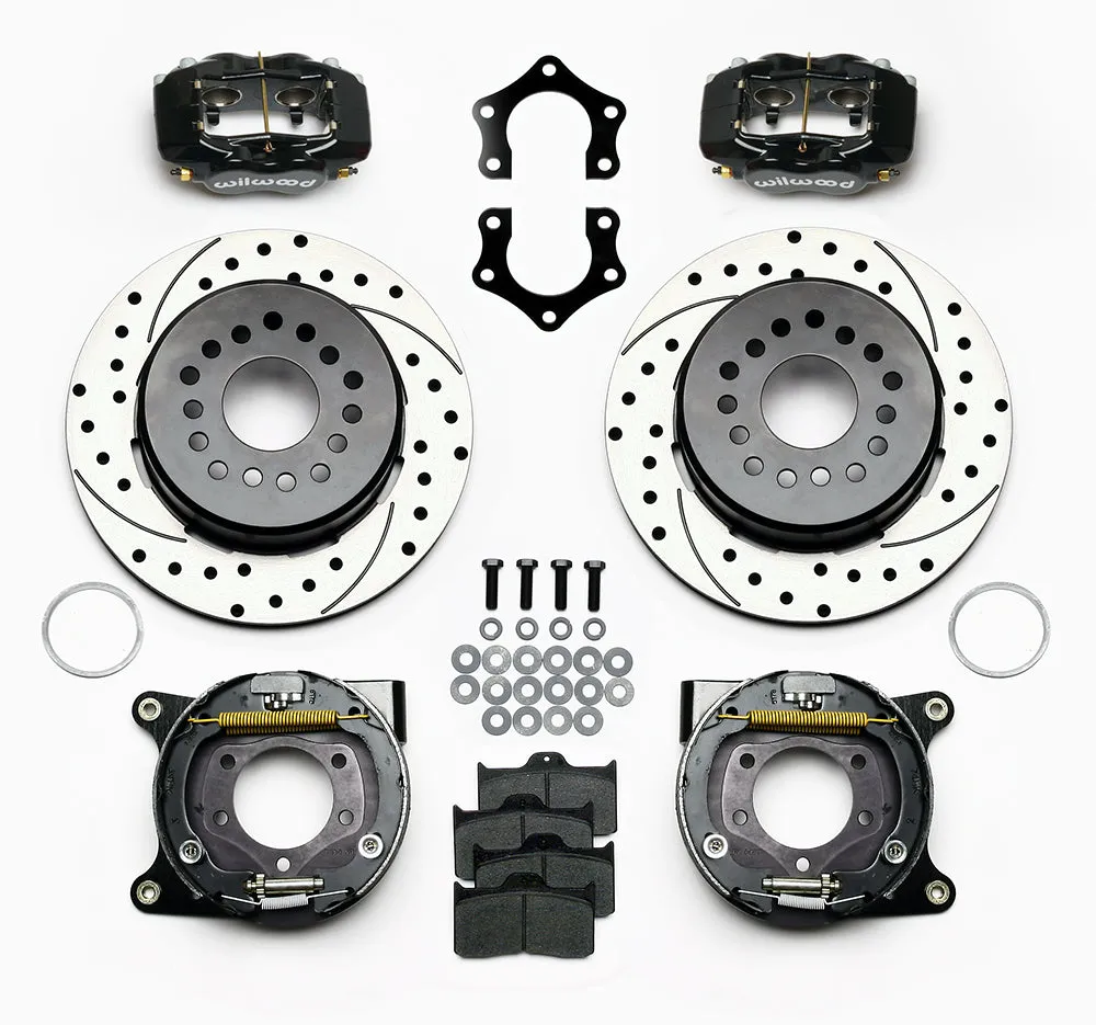 Wilwood FDLI PS P-BKit Drilled-Red MoparDana 2.36in Off wSnap Ring Brng product image