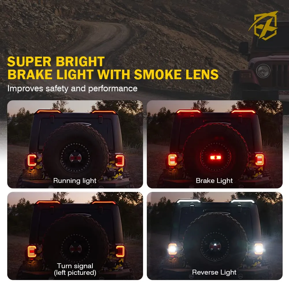High Mount Jeep Brake Light for 07-18 Jeep Wrangler 2 Door product image