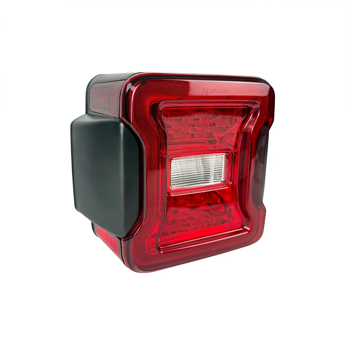 JK to JL Conversion Tail Lights - Red Lens For 07-18 Jeep Wrangler JK/ JKU(DOT Approved) product image