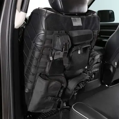 Smittybilt Front GEAR Seat Cover Pair - Black (Universal Truck)
