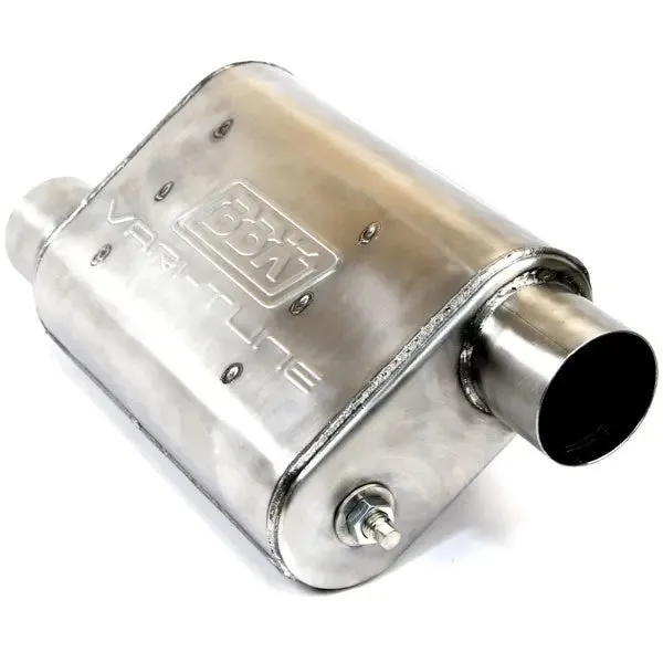 Bbk Performance Parts 31015 Universal 2-1/2 Varitune Adjustable Muffler Double Offset (439 Stainless) product image