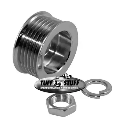 Tuff Stuff Performance Accessories Alternator Chrome Pulley 6 Groove