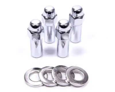 Gorilla SST Closed End 13/16 Hex 12x1.50 Chrome Pack of 4 Lug Nuts and 4 Washers 84137B