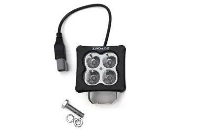 ZROADZ Off Road Products 2122 Bronco A Pillar LED Kit(2)3in Amber LED Zroadz LED Pod Lights & Wiring Harness
