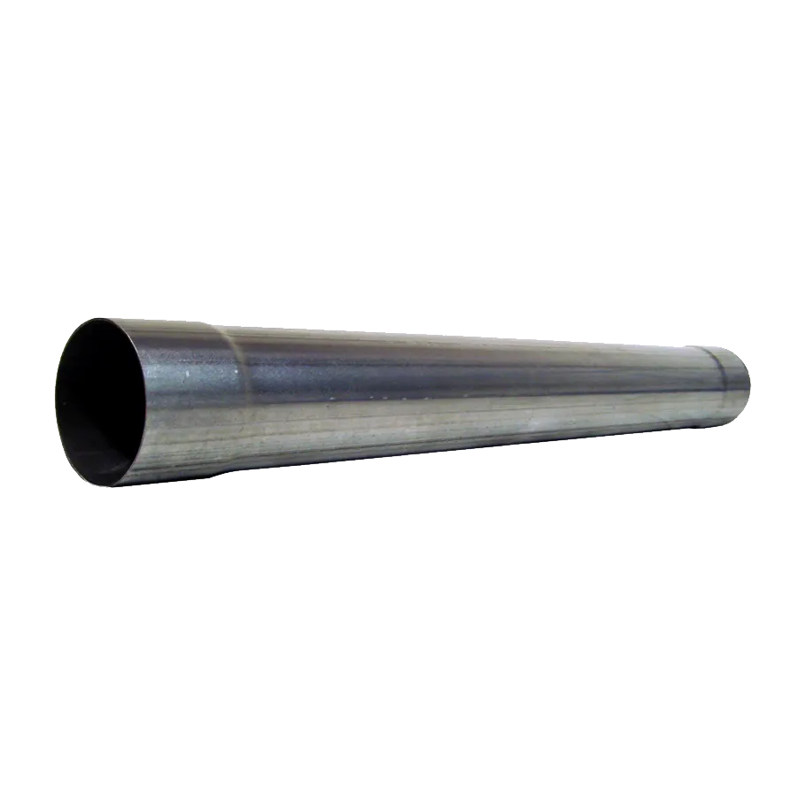 Armor Lite Single System Muffler Delete Pipe; 4 in. Inlet/Outlet Diameter; 36 in. Overall Length; Aluminized; 4 in. Outlet Diameter Tip; product image