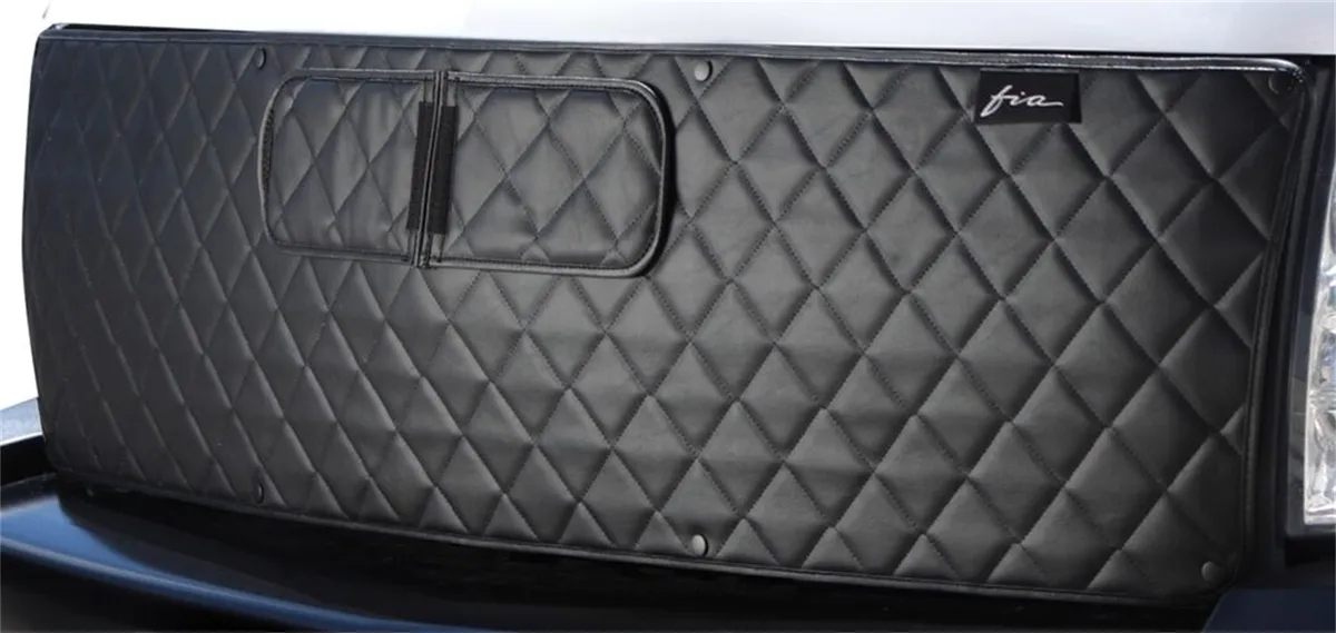 Custom Fit Winter Front Bug Screen; Black; w/Interchangeable Heavy Mesh Bug Screen; product image