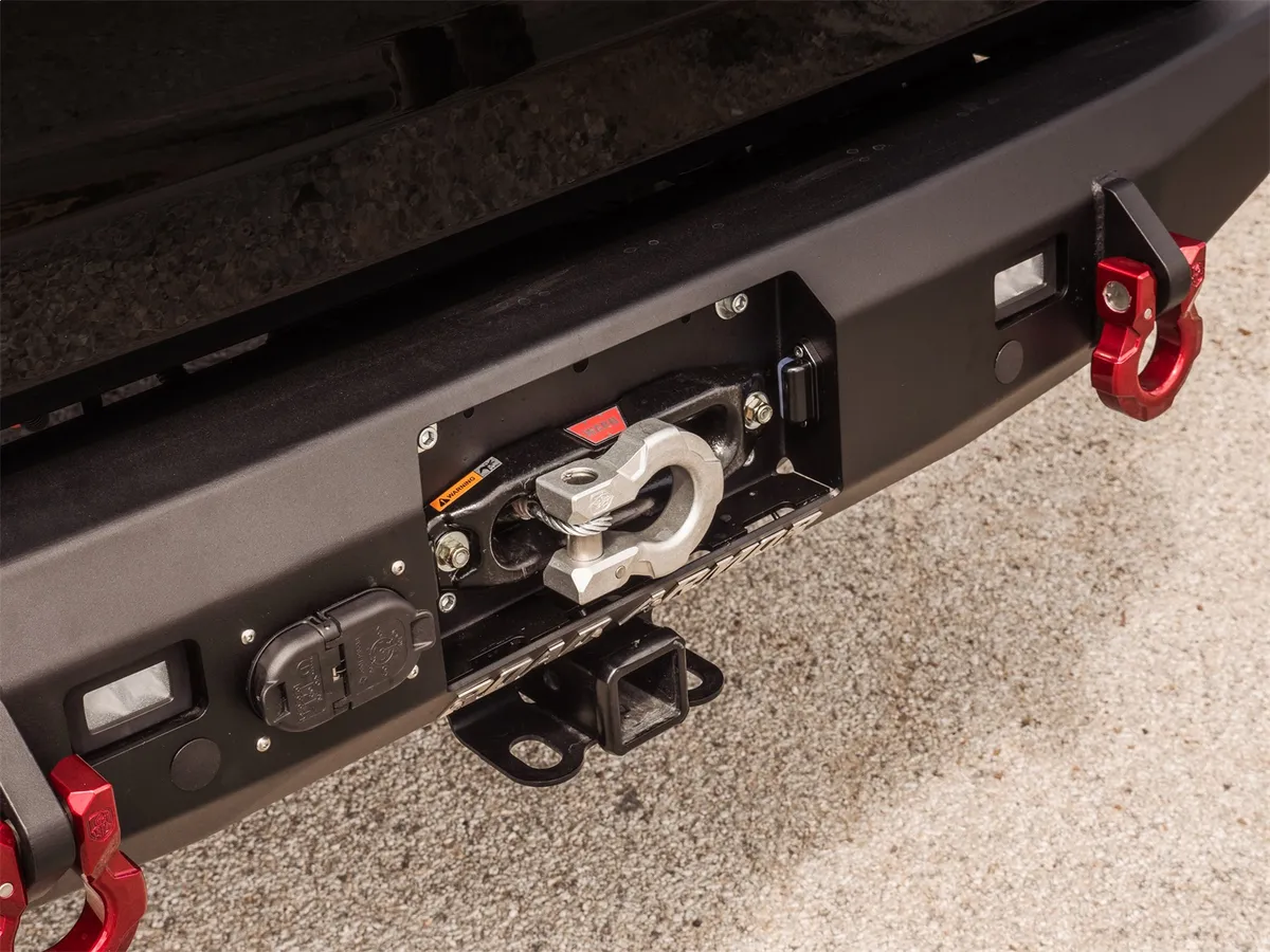 20c Gladiator Stealth Rear Full Width Winch Bumper Texture Black Lights Sold Sep product image