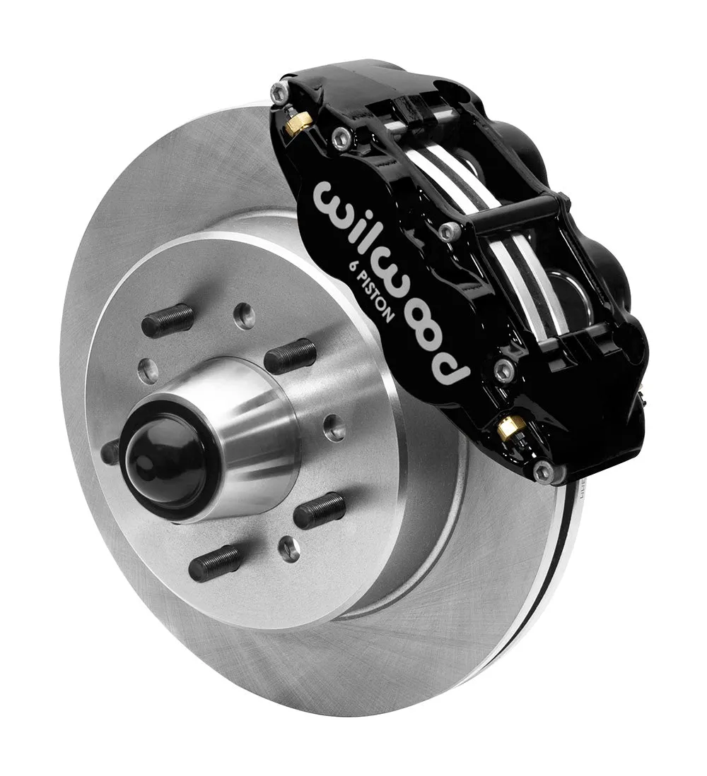 6387 C10/C15 Forged Narrow Superlite 6r Big Brake Kit Hub & 1pc Rotor Black Powder product image