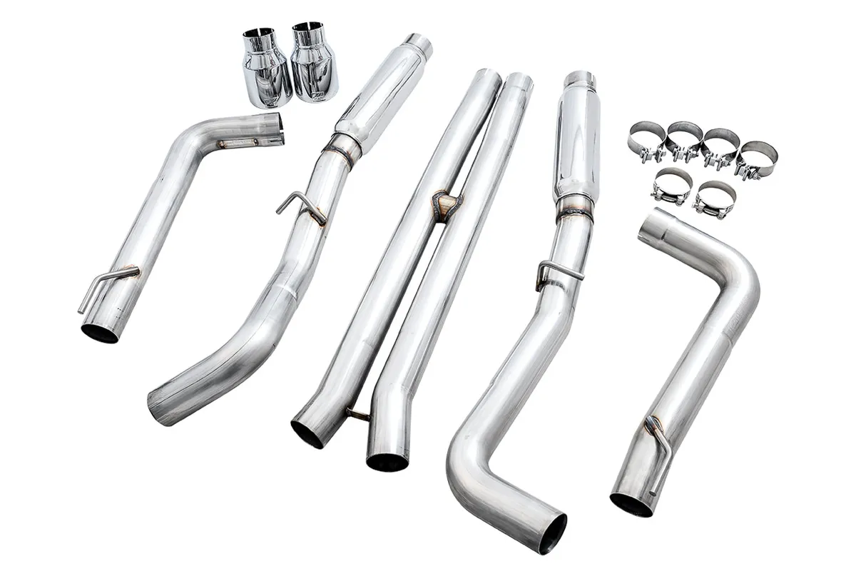 AWE Touring Edition Exhaust for 15+ Charger 6.4 6.2 SC - Non-Resonated - Diamond Black Tips product image