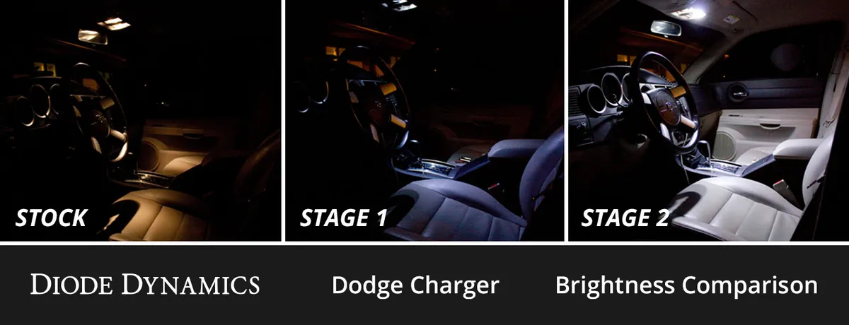 Diode Dynamics - Interior LED Kit for 2006-2010 Dodge Charger, Cool White Stage 2 product image