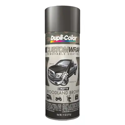 Dupli-Color Custom Wrap Removable Camouflage Coating Matte Woodland Brown 11 oz Aerosol
