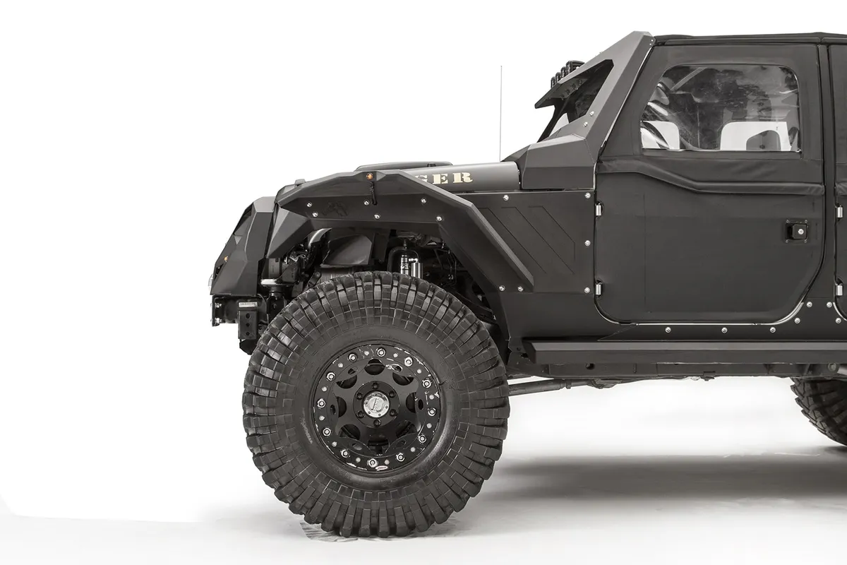 Jeep JK Front Fender Flare Jeep JL Front Fender Flare must use base fender JL2000-1 product image