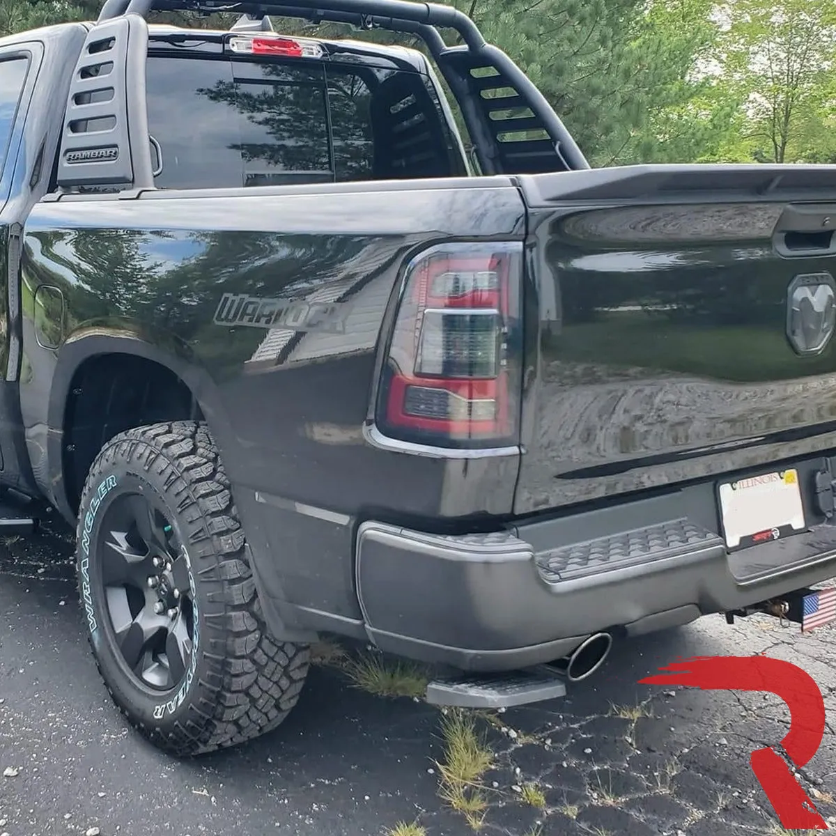 Dodge 19-20 RAM 1500 And 20-21 RAM 25003500 Oled Tail Lights Replaces Factory OEM LED Tail Lights - Smoked Lens product image