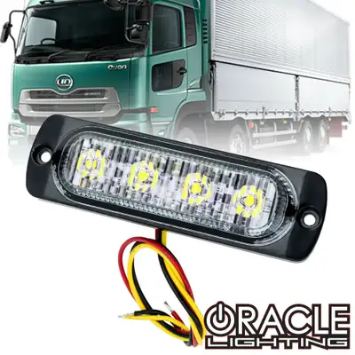 Oracle Lighting 3513-023 - ORACLE 6 LED Dual Color Slim Strobe