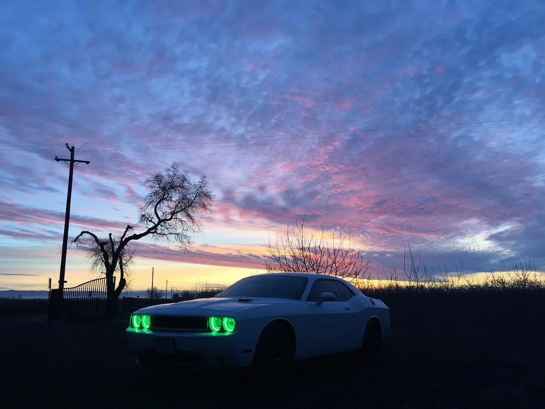 ORACLE Lighting 2008-2014 Dodge Challenger LED Headlight Halo Kit - Standard Mount product image