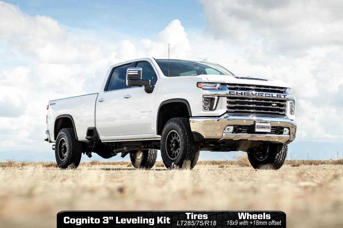 Cognito 3-Inch Standard Leveling Lift Kit for 2020-2024 SilveradoSierra 25003500 2WD4WD 110-91247 product image