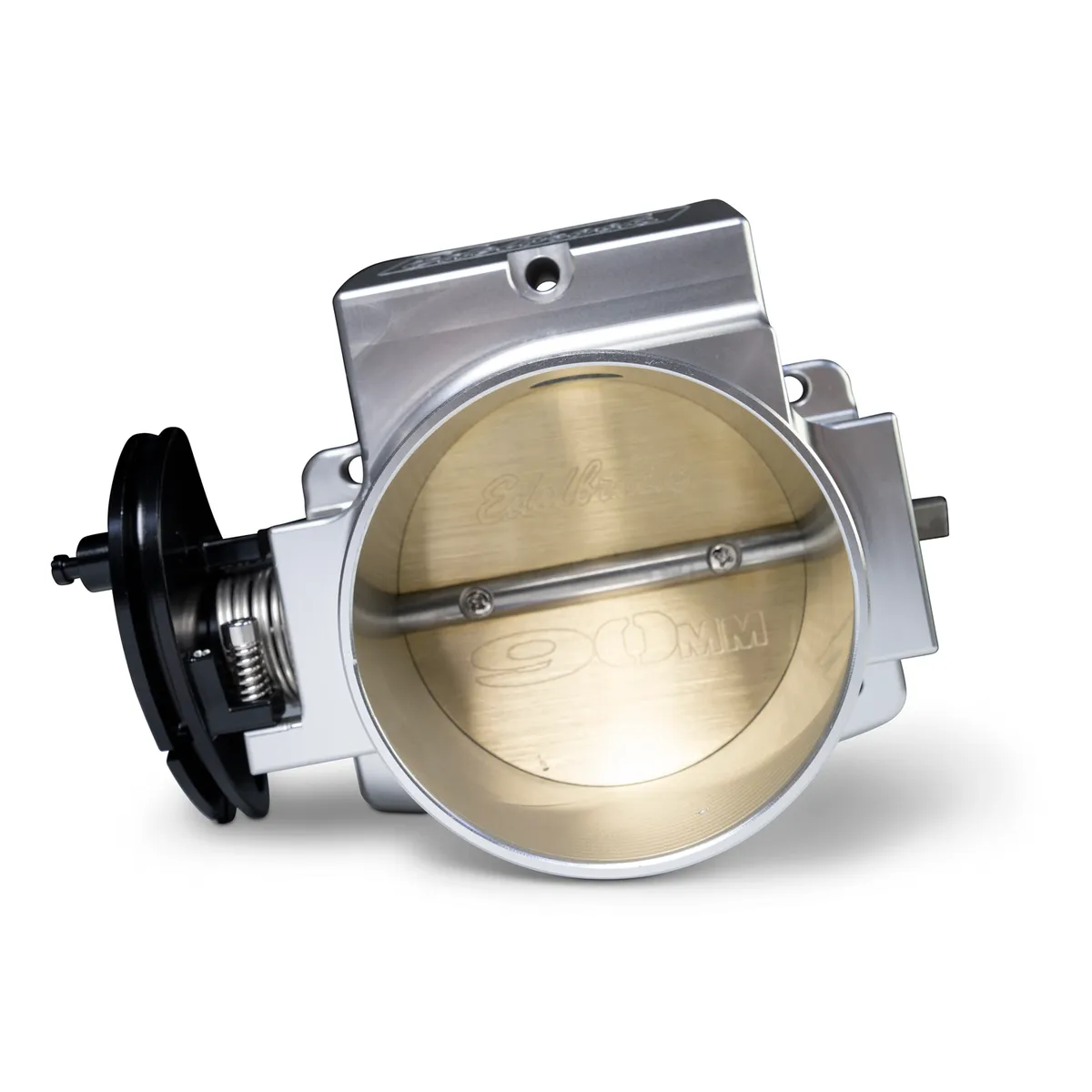 Edelbrock 3970 Edelbrock Victor LS Series 90mm Throttle Body, Satin product image