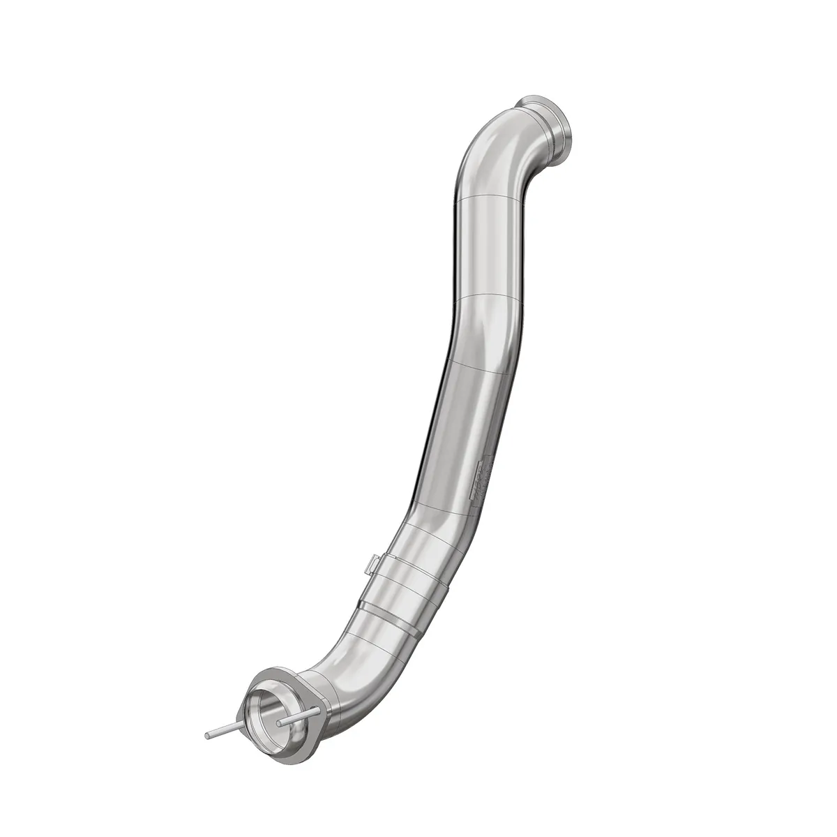 Armor Lite Turbocharger Down Pipe; 4 in. Diameter; Fully Sealed Tubing; Heavy Duty Steel; Aluminized; product image