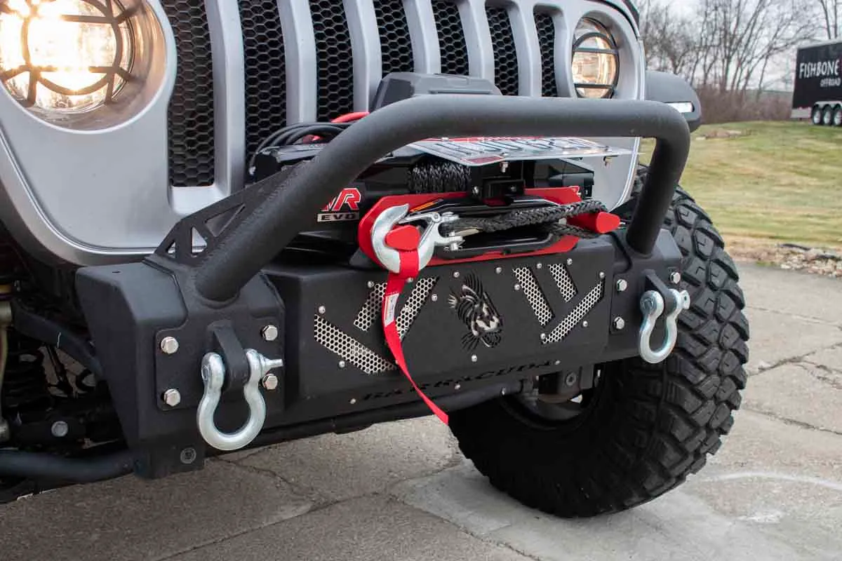 Barracuda Modular Front Bumper - Base 07-18 Jeep Wrangler, 18-Present Jeep Wrangler, 18-Present Jeep Gladiator JT Fishbone Offroad product image
