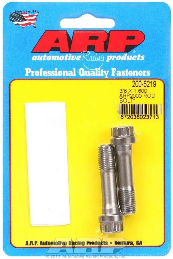 ARP Auto Racing 38 in General replacement ARP2000 rod bolt kit