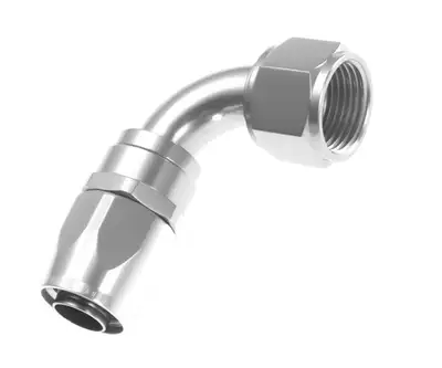 Redhorse Performance 20AN 90Deg Double Swivel Hose End Clear