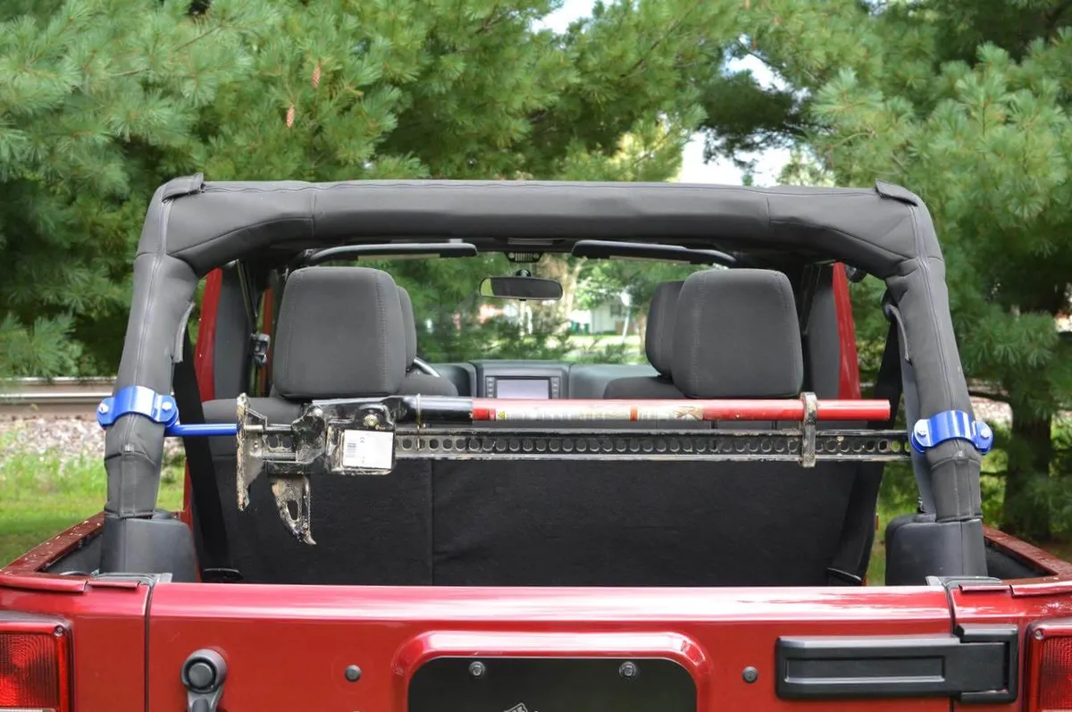 Steinjäger Recovery and Towing Wrangler JK 2007-2018 High Lift Jack Mount Roll Bar Mount, 4 Door Bare product image