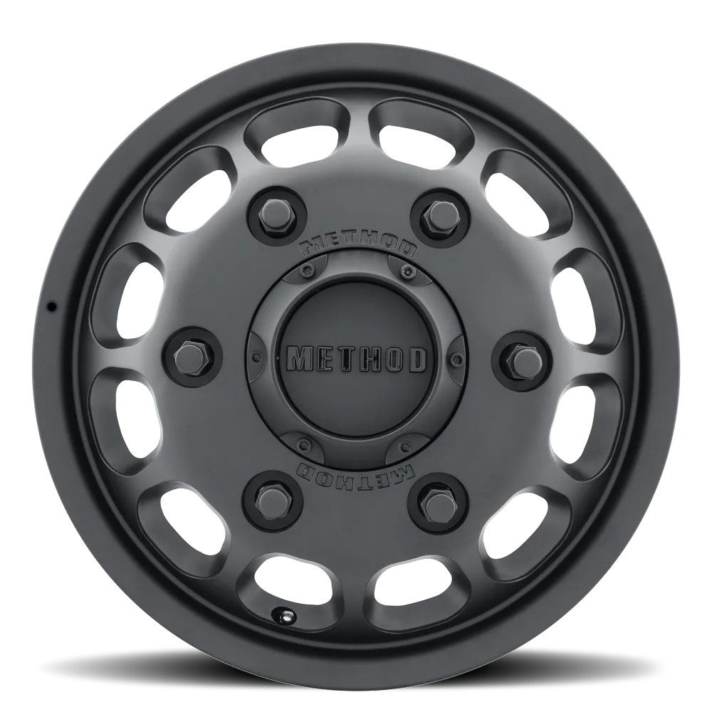 Aluminum Wheels 16x5.5 MR901 Dually Bolt Pattern 6 On 205 Offset 117 Lip Size 0.2 Matte Black Method product image