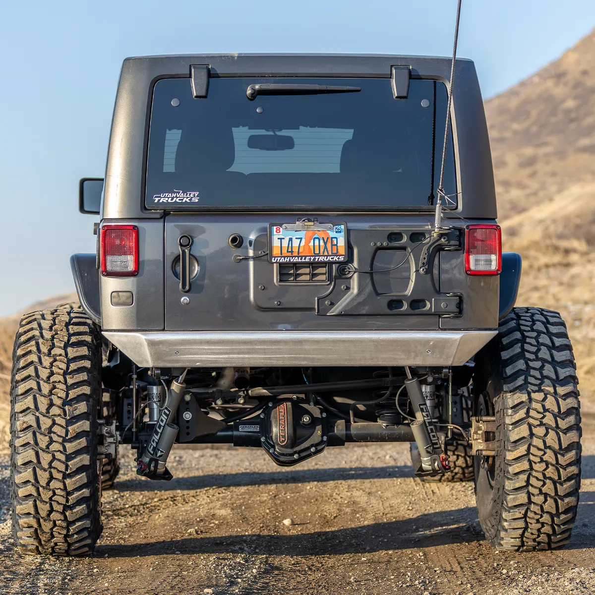 0718 Wrangler Legacy Rear Bumper Kit Raw product image
