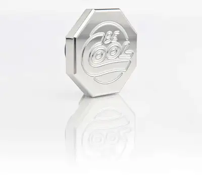 Be Cool Polished Finish Octagon-Style Billet Radiator Cap Be Cool Radiator